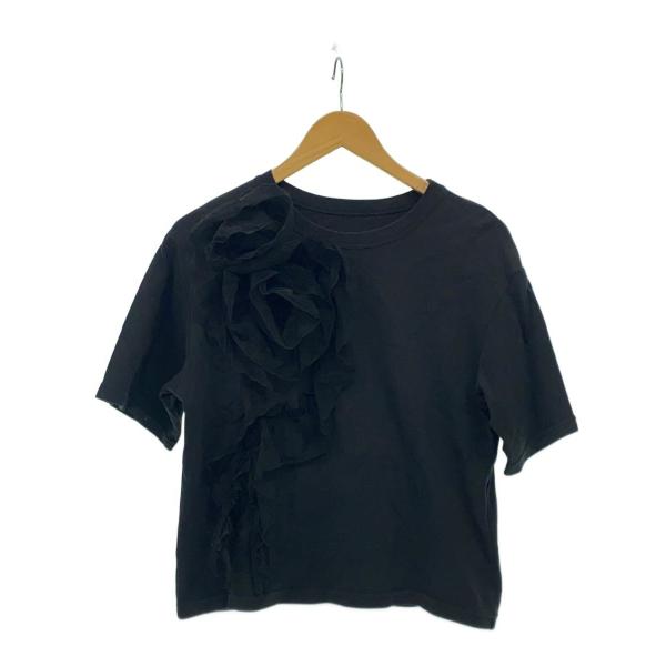 AMERI◆Tシャツ/FREE/コットン/BLK/02410321160