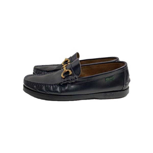 Paraboot◆別注/BITDECKローファー/UK7/BLK
