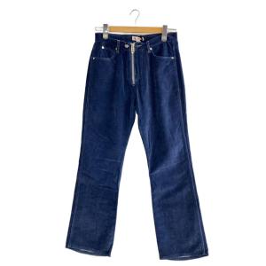 MASU◆×P.A.A/INDIGO VELVET FRARE JEANS/46/コットン/NVY/MVFW-PT0122P