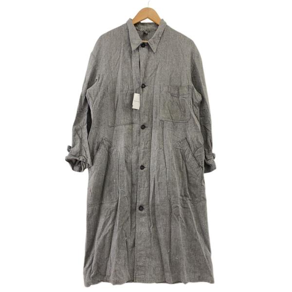 EURO VINTAGE◆コート/--/コットン/GRY/ブラックシャンブレーアトリエコート/40ｓ...