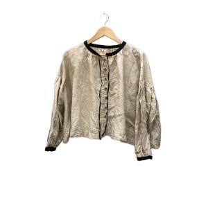 nest Robe◆リネンショートスモックブラウス/FREE/リネン/BEG/01212-1147//