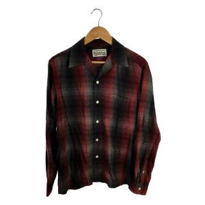 22AW WACKO MARIA ワコマリア OMBRE CHECK OPEN COLLAR SHIRT(TYPE-2