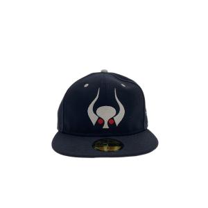 NEW ERA◆近鉄バファローズ/岡本太郎/キャップ/7 1/2/コットン/NVY/メンズ
