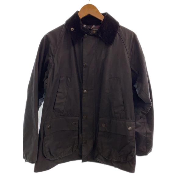 Barbour◆SL BEDALE/ビデイルオイルドジャケット/--/コットン/ブラック/無地/12...