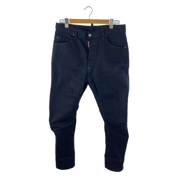 DSQUARED2◆ボトム/50/コットン/NVY/無地/s74lb1187//