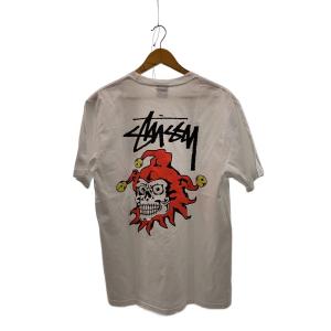 STUSSY◆Tシャツ/M/コットン/WHTの詳細画像1