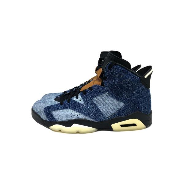 NIKE◆AIR JORDAN RETRO 6/エアジョーダン6 レトロ/インディゴ/CT5350-...