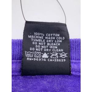 STUSSY◆Tシャツ/--/コットン/パープ...の詳細画像3