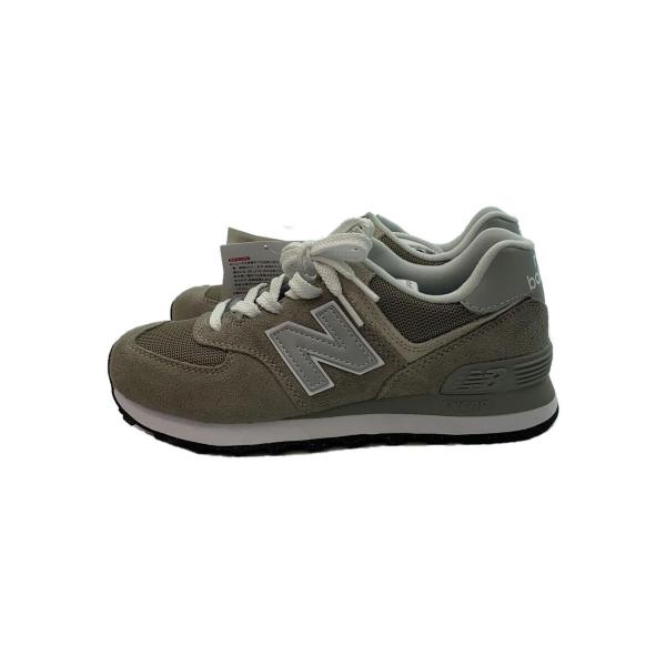 NEW BALANCE◆574/ローカットスニーカー/23.5cm/GRY/スウェード/ML574E...