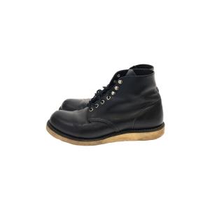 RED WING◆CLASSIC ROUND/26cm/BLK/レザー/8165