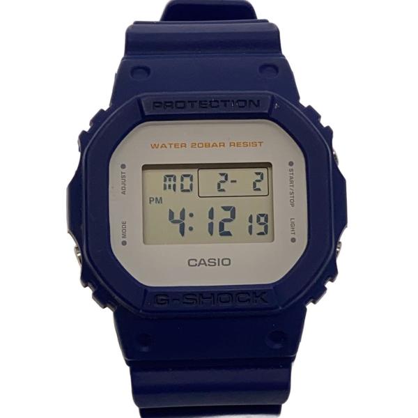 CASIO◆クォーツ腕時計・G-SHOCK/デジタル/NVY