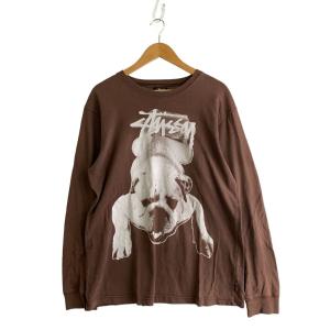 STUSSY◆長袖Tシャツ/M/コットン//