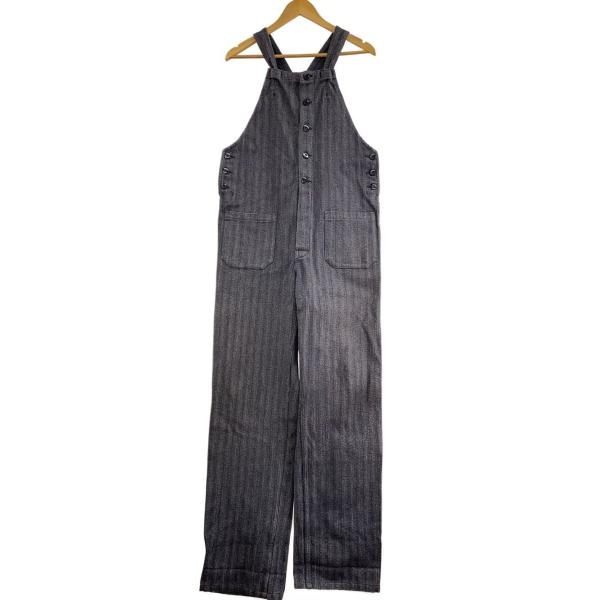 BLACK SIGN◆オーバーオール/30/コットン/GRY//