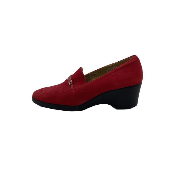 YVES SAINT LAURENT◆ドレスシューズ/36.5/RED/スウェード
