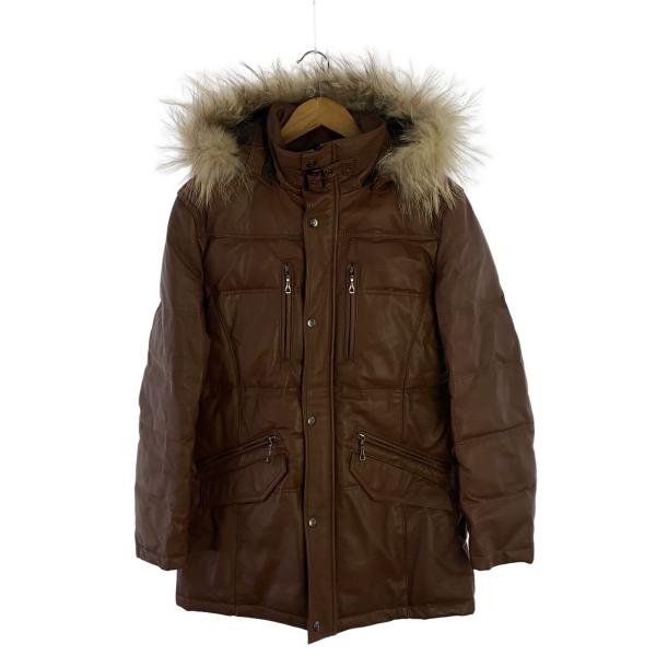 MALE&amp;Co.◆ダウンジャケット/M/羊革/BRW/7112006