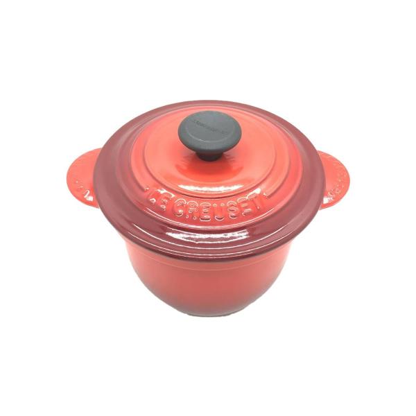 LE CREUSET◆鍋/容量:2L/RED/ココット・エブリィ １８