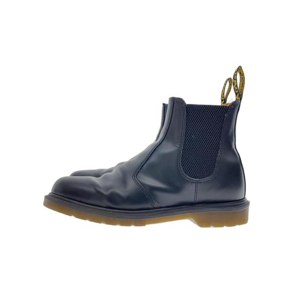 Dr.Martens◆サイドゴアブーツ/UK8/BLK/レザー/2976