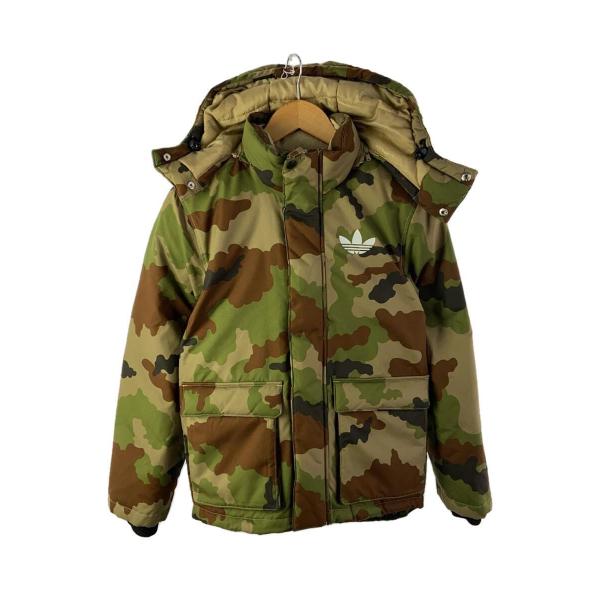 adidas◆CAMO PRAEZTIGE JACKET/XS/ポリエステル/カーキ/カモフラ/AB...