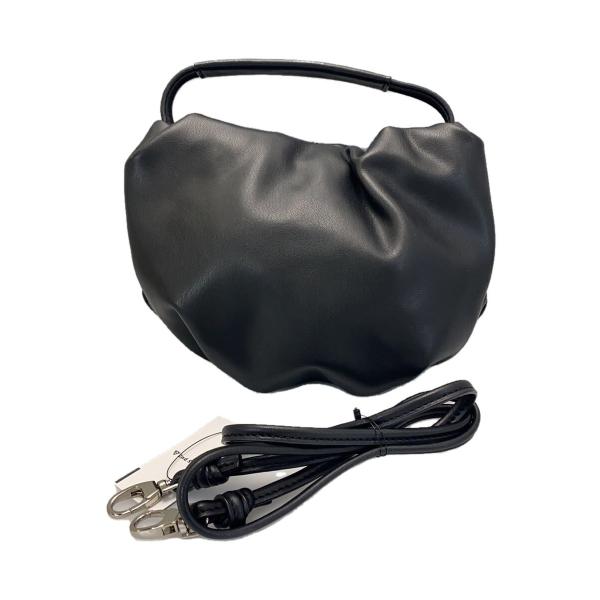 TOPKAPI◆macoto EFOLE/ショルダーバッグ/フェイクレザー/BLK