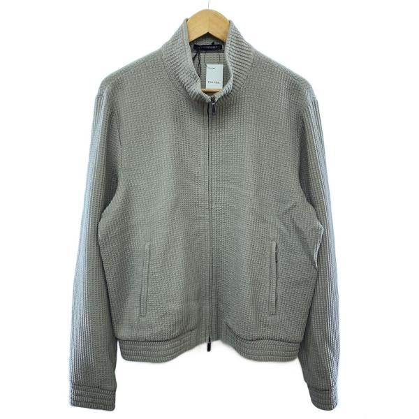 EMPORIO ARMANI◆ダブルジップアップジャケット/50/ウール/GRY/H41R29