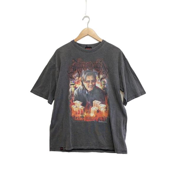 NETFLIX/2025/地面師たち/ハリソン山中/両面プリント/Tシャツ/M/コットン/GRY//