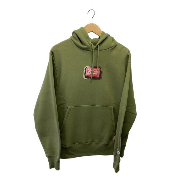 #FR2◆パーカー/M/ポリエステル/KHK/プリント/FXXKING RABBITS/Smokin...