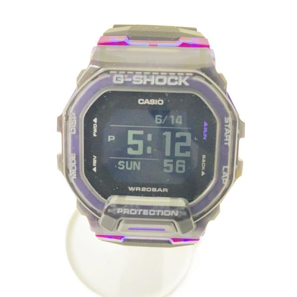 CASIO◆クォーツ腕時計_G-SHOCK/デジタル/ラバー/BLK//