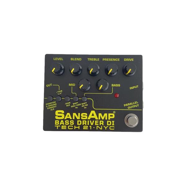 TECH21◆エフェクター SANSAMP BASS DRIVER DI V2 (ノブx7)