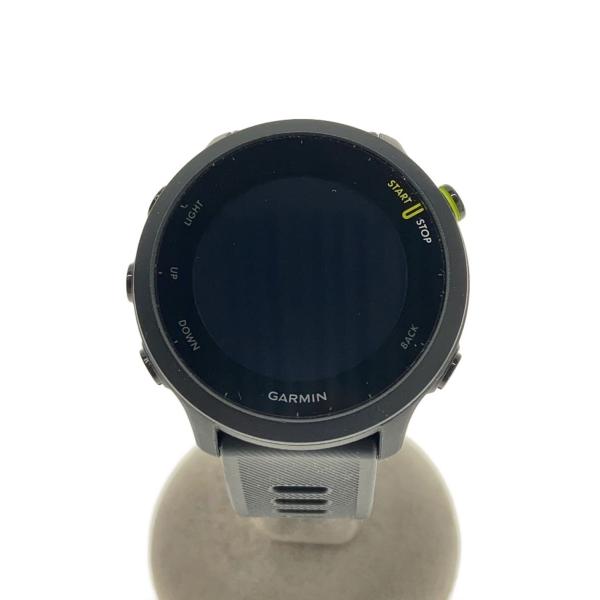 GARMIN◆スマートウォッチ/デジタル/ラバー/BLK/BLK/FOREATHLETE 55