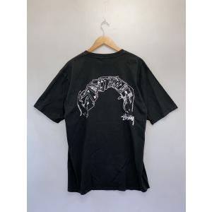 STUSSY◆Tシャツ/L/コットン/ブラック...の詳細画像1