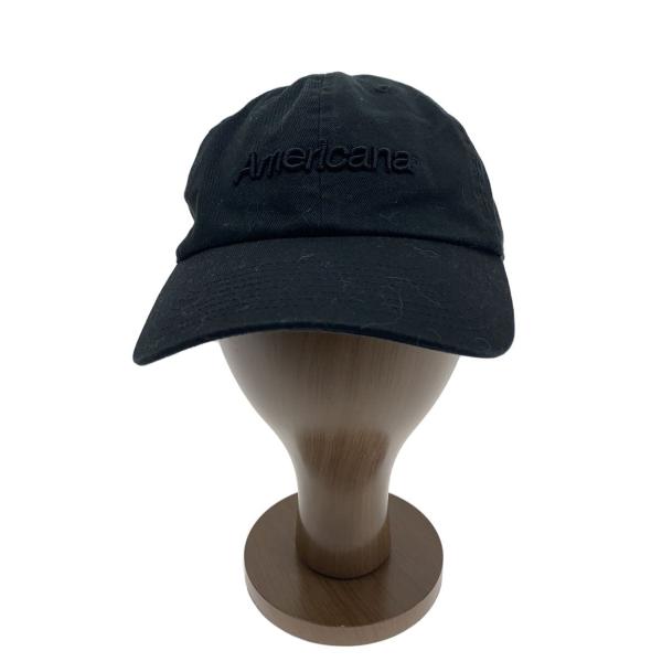 Americana◆キャップ/--/コットン/BLK/レディース