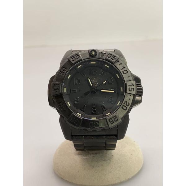 LUMINOX◆クォーツ腕時計/アナログ/BLK/BLK/3250-1GBq H-3L X-200
