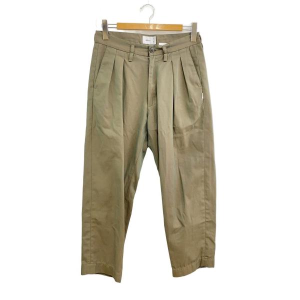 WTAPS◆ストレートパンツ/1/コットン/KHK/202TQDT-PTM05