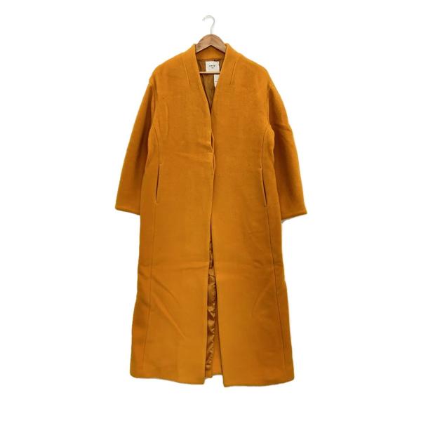 AMERI◆プランプスリーブベルテッドコート/M/ウール/ORN/02120750200