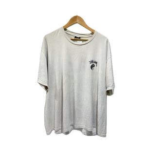 STUSSY◆Tシャツ/XL/コットン/GRY