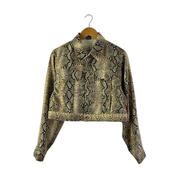 DAIRIKU◆23AW/Python Short Hem Polyester Jacket/ジャケ...