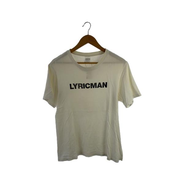 NUMBER (N)INE◆Tシャツ/3/コットン/WHT/02AW/ジョージ期/LYRICMAN/...