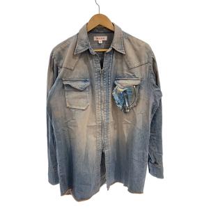 MASU◆長袖シャツ/48/デニム/インディゴ/24ss/MASUBOYS WESTERN SHIRT//
