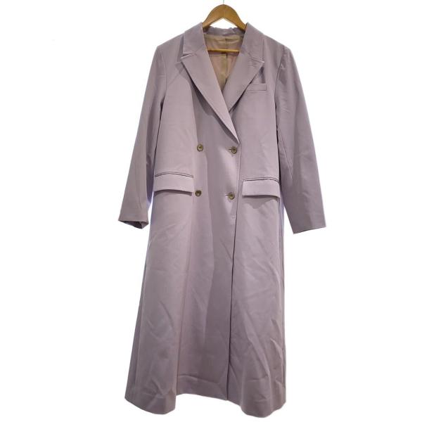 AMERI◆MANNISH BLAZER COAT/チェスターコート/S/ポリエステル/PUP/01...