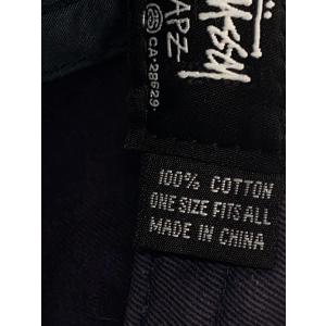 STUSSY◆キャップ/--/コットン/NVY...の詳細画像5