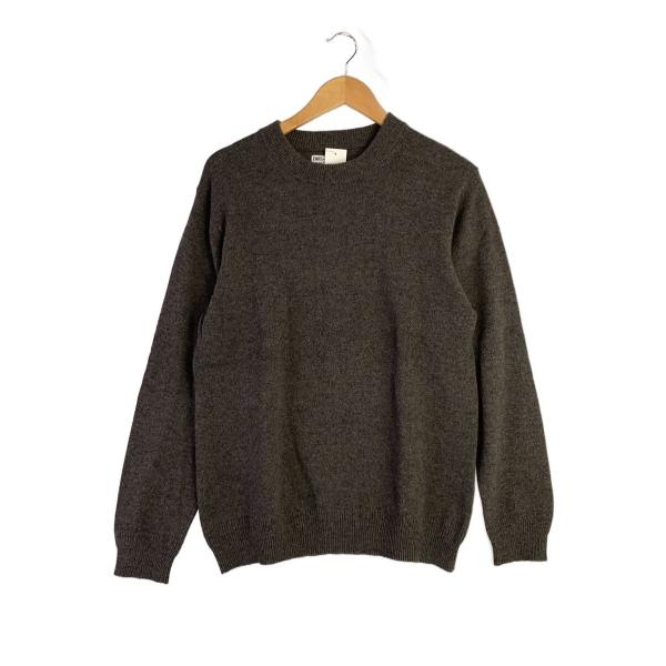 ENDS AND MEANS◆ニット・セーター(厚手)/M/ウール/BRW//