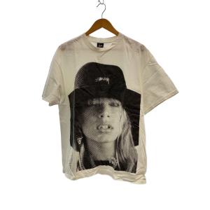 STUSSY◆Tシャツ/L/コットン/WHT//