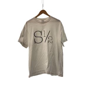 STUSSY◆S 1/2/90s/Tシャツ/L/コットン/WHT//OLD