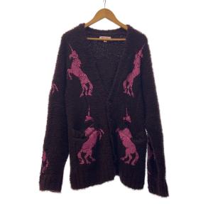 MASU◆UNICORN GRUNGE CARDIGAN/48/ウール/PUP/MFFW-KN0123//
