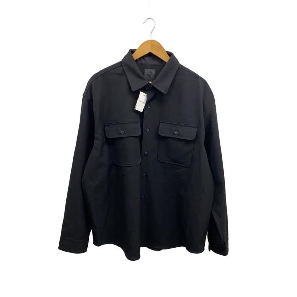 Wool Touch CPO Jacket/RETOUCH/長袖シャツ/XL/ポリエステル/BLK
