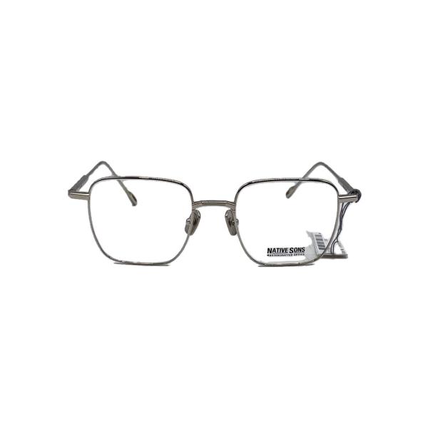 NATIVE SONS◆RAYLAN/メガネ/シルバー/メンズ/デモレンズ//