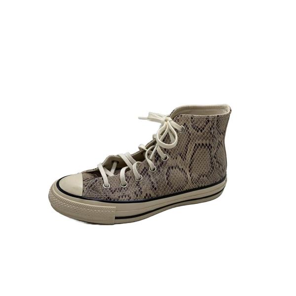 CONVERSE◆LEATHER ALL STAR US PYTHON HI/ハイカットスニーカー/...