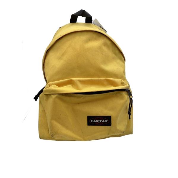 EASTPAK◆リュック/ナイロン/YLW/無地