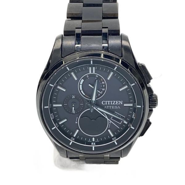CITIZEN◆アテッサ/ソーラー腕時計/アナログ/チタン/GRY/GRY/H874-005HK02