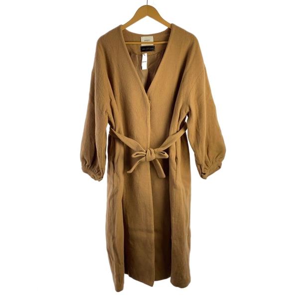 AMERI◆コート/M/ウール/CML/無地/01020741000